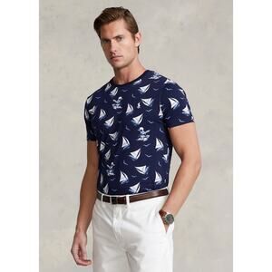 NWT Polo Ralph Lauren Polo Bear Nautical Graphic Tee Navy XL Classic Fit Preppy